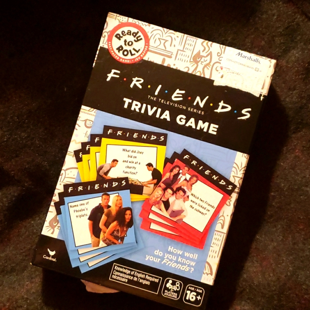 FRIENDS Trivia Game Cardinal new in sealed box - TV Show Ready to Roll XMAS gift